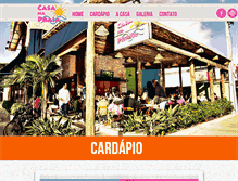 Tablet Screenshot of barcasanapraia.com.br